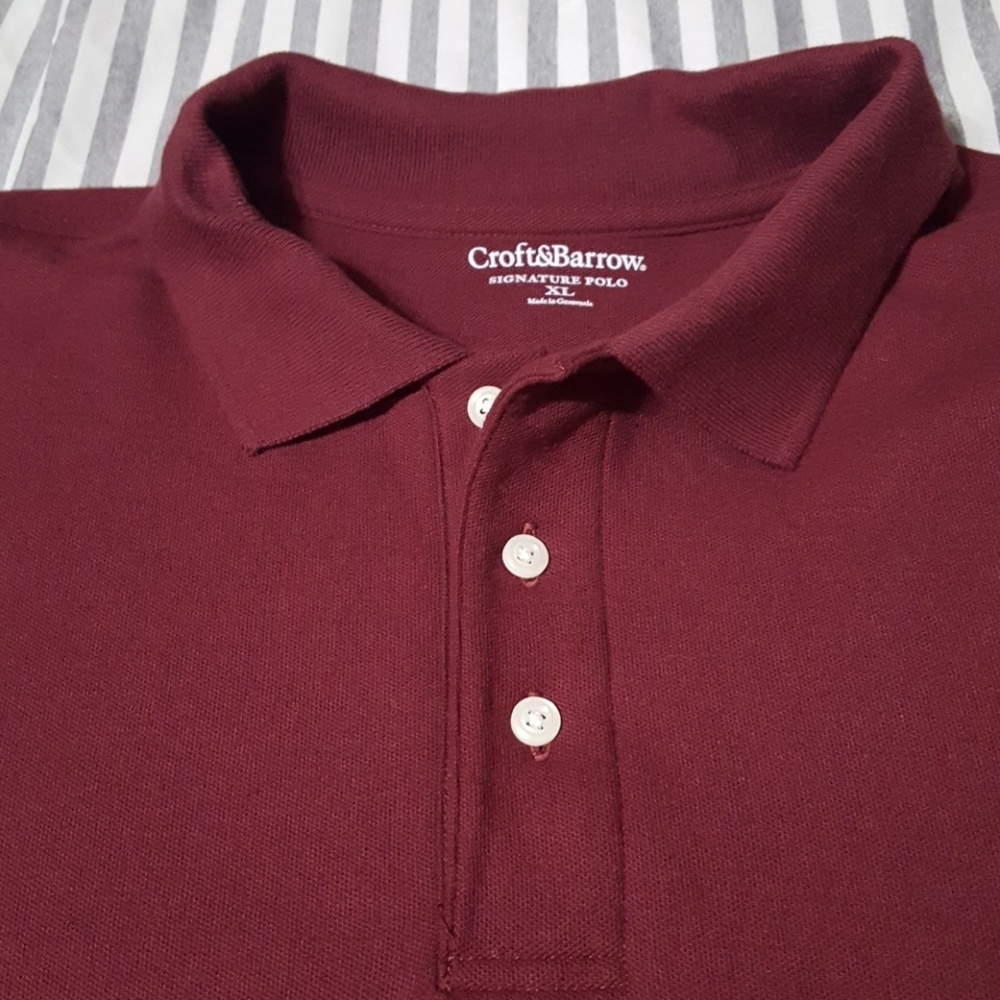 🍁2! Croft & Barrow one polo, one henley💥